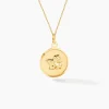 Pendentif Ange Rond Or Jaune