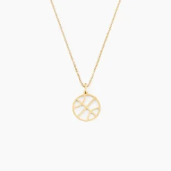 Pendentif Aster Or Jaune