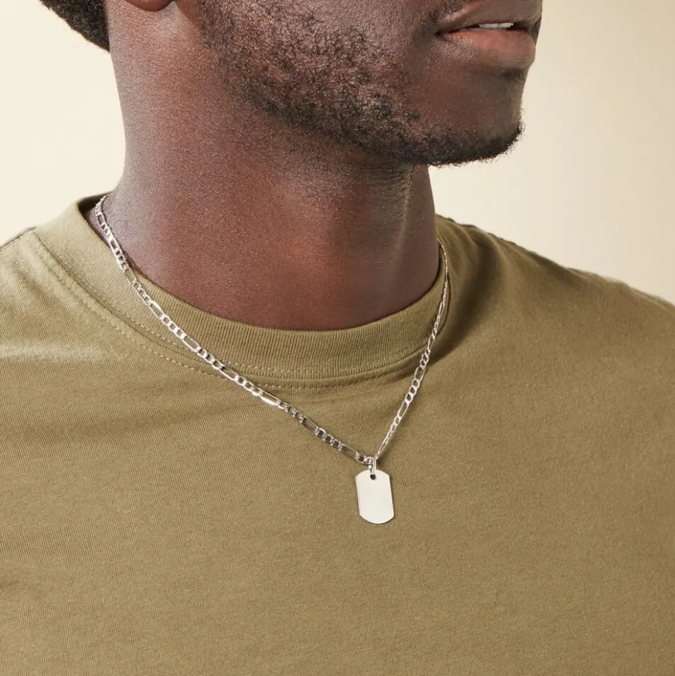 Pendentif Aymerik Argent Blanc