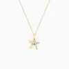 Pendentif Canice Croix Or Jaune Oxyde De Zirconium