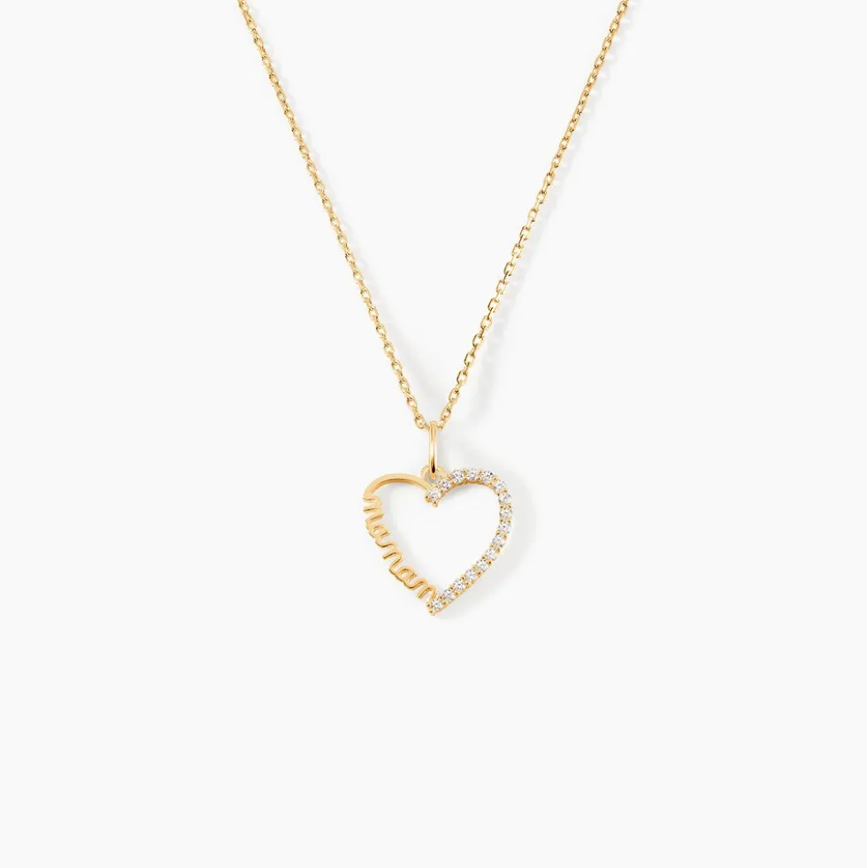 Pendentif Chiela Or Jaune Oxyde De Zirconium