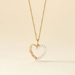 Pendentif Chiela Or Jaune Oxyde De Zirconium
