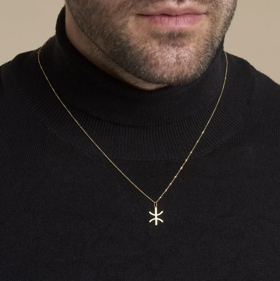 Pendentif Cobeia Kabyle Or Jaune