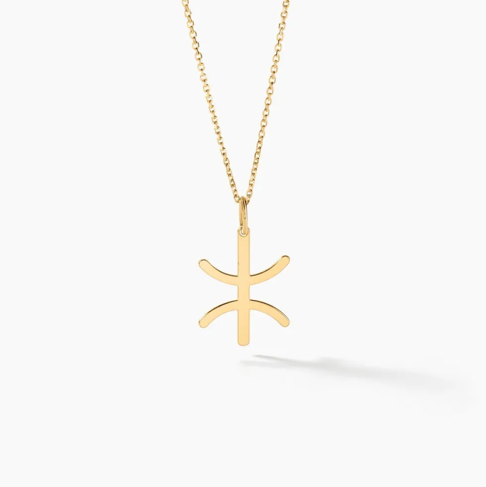 Pendentif Cobeia Kabyle Or Jaune