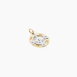 Pendentif Demyan Or Bicolore Oxyde De Zirconium