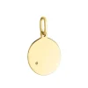 Pendentif Dezirinda Or Jaune Oxyde De Zirconium