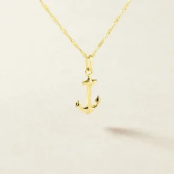 Pendentif Edouarda Ancre Or Jaune