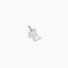 Pendentif Egee Chat Or Blanc