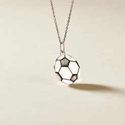 Pendentif Emil Argent Blanc