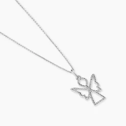 Pendentif Estrellita Ange Or Blanc