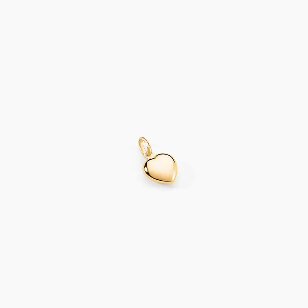 Pendentif Eudocie Coeur Lisse Or Jaune