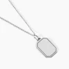 Pendentif Eulalio Argent Blanc