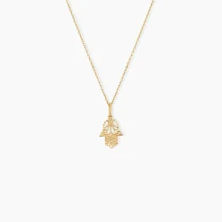 Pendentif Fatima Or Jaune