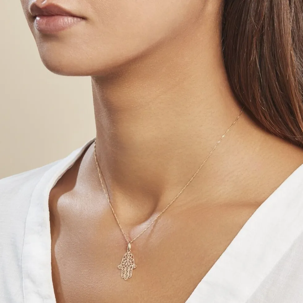 Pendentif Fatmah Or Jaune