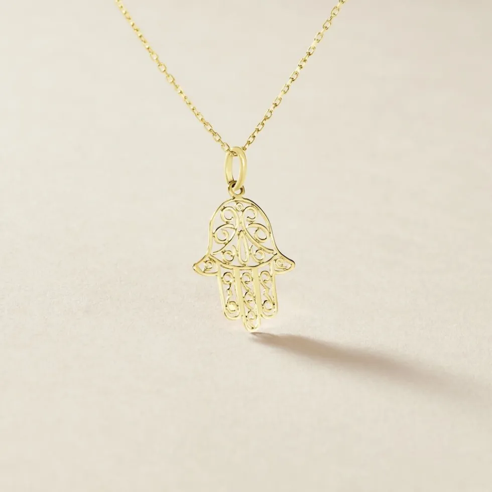 Pendentif Fatmah Or Jaune