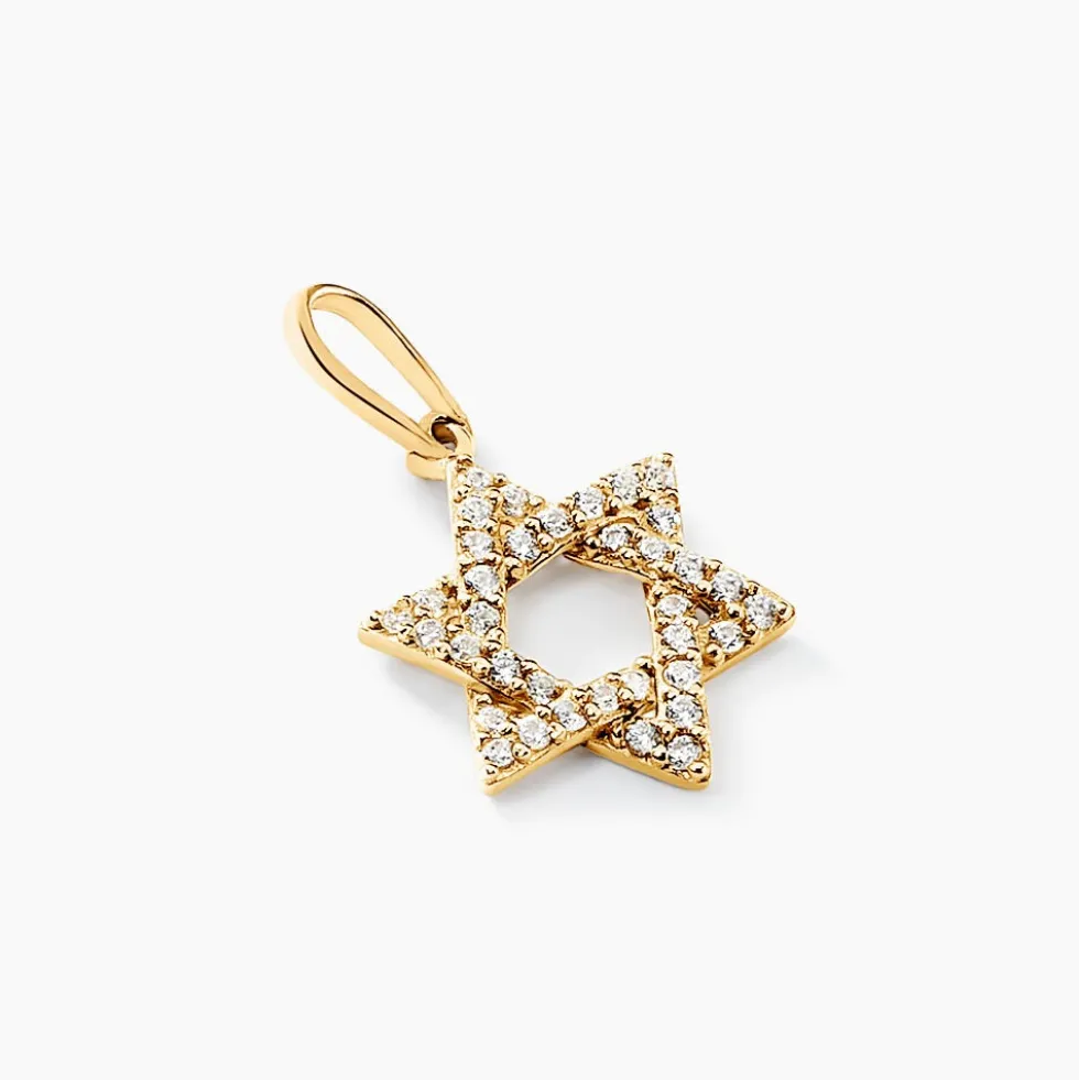 Pendentif Faye Or Jaune Oxyde De Zirconium
