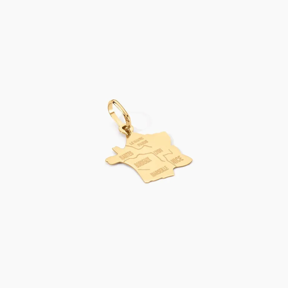 Pendentif Gaietana France Or Jaune