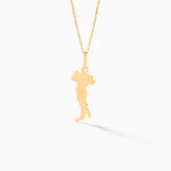 Pendentif Gaietana Italie Or Jaune