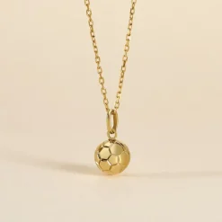 Pendentif Germina Sport Foot Or Jaune