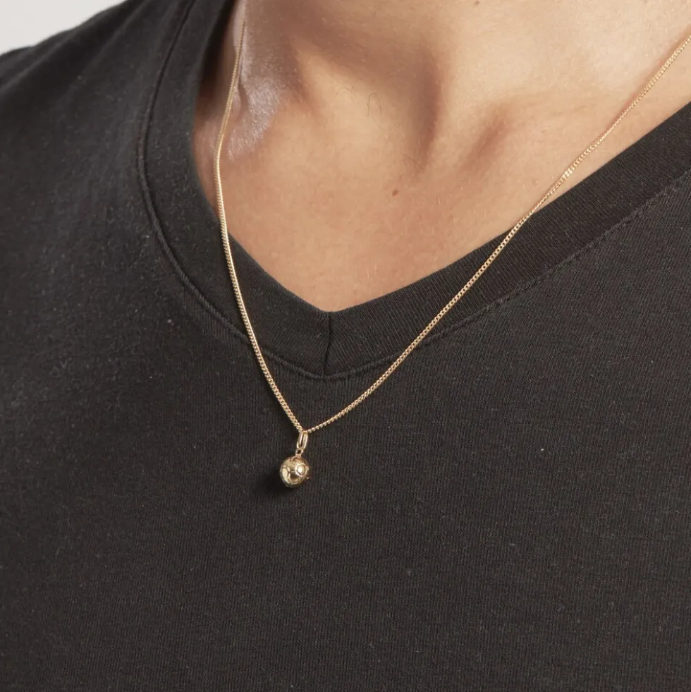 Pendentif Germina Sport Foot Or Jaune