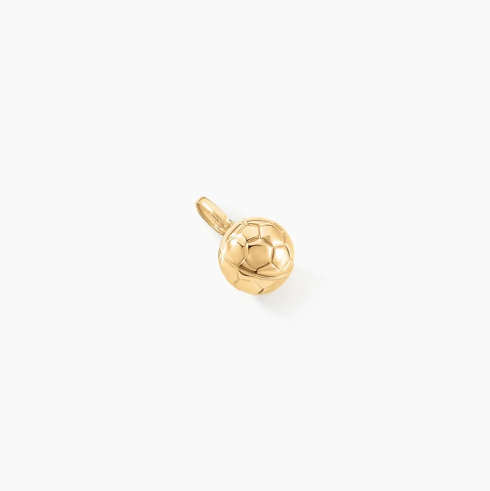 Pendentif Germina Sport Foot Or Jaune