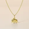 Pendentif Gernot Elephant Or Jaune