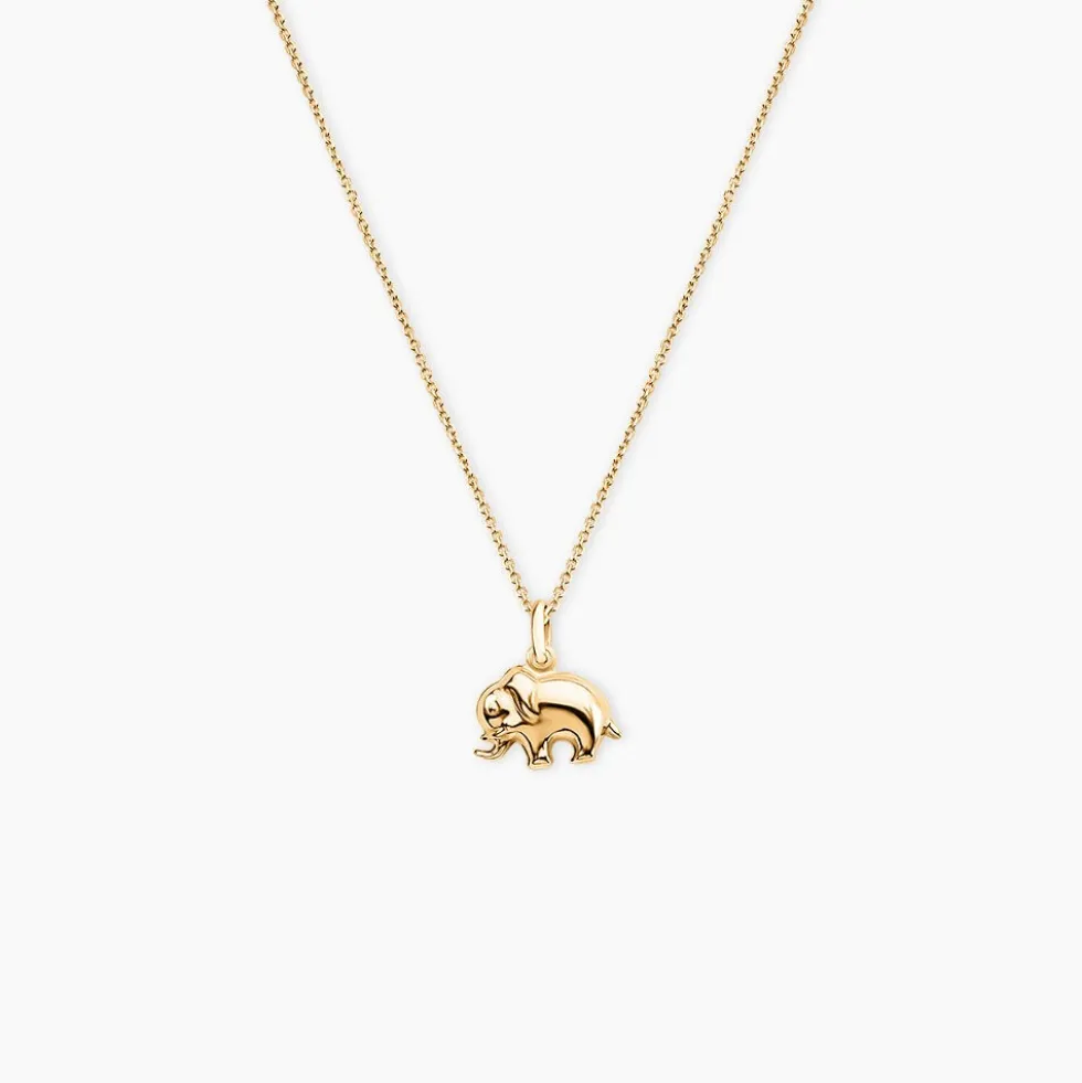 Pendentif Gernot Elephant Or Jaune
