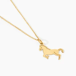 Pendentif Gilberto Cheval Or Jaune