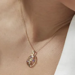 Pendentif Godolieba Or Jaune Amethyste Violet