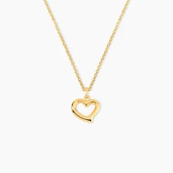 Pendentif Haiza Coeur Bombe Or Jaune