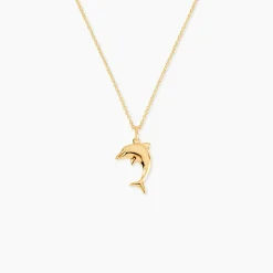 Pendentif Haizia Dauphin Or Jaune