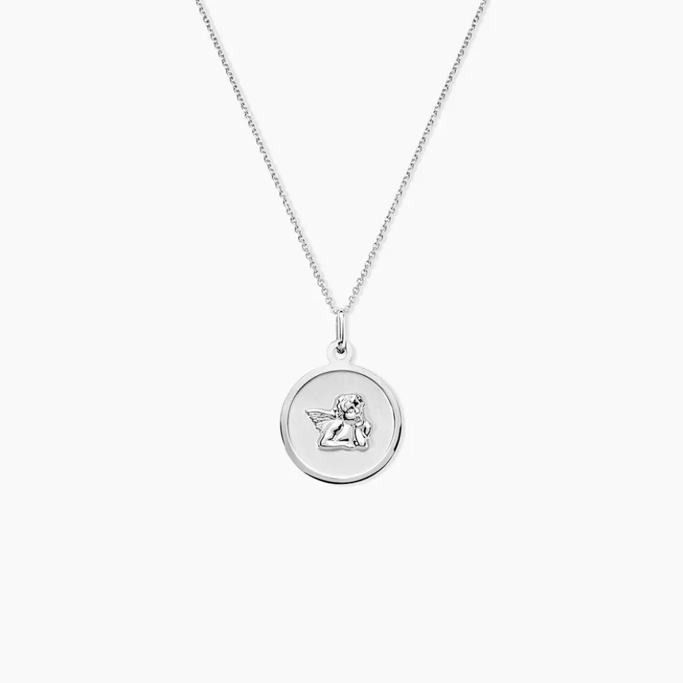 Pendentif Hannae Or Blanc