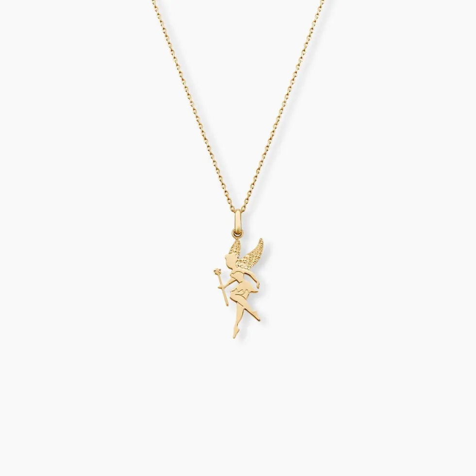 Pendentif Heliciane Fee Or Jaune