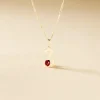 Pendentif Helidie Coccinelle Lettre Or Jaune