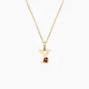 Pendentif Helidie Coccinelle Lettre Or Jaune