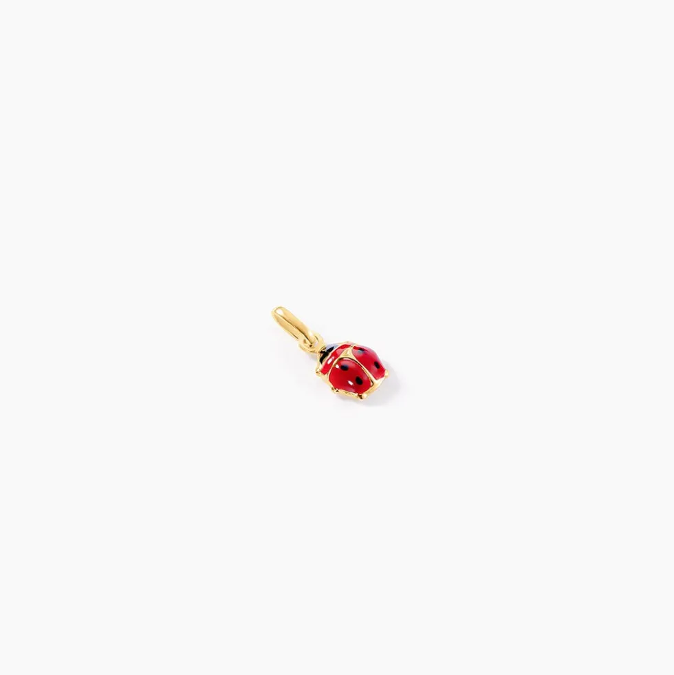 Pendentif Helidie Coccinelle Or Jaune