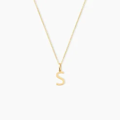 Pendentif Ionia Lettre Or Jaune