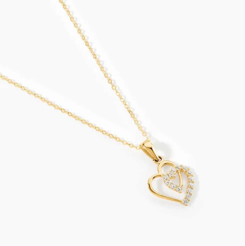 Pendentif Ivena Or Jaune Oxyde De Zirconium