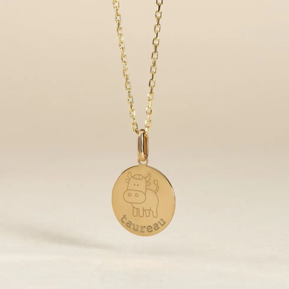 Pendentif Jannila Zodiaque Or Jaune