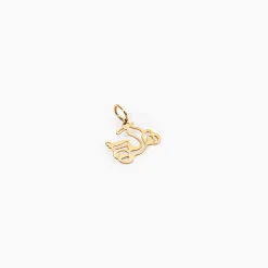 Pendentif Julius Scooter Or Jaune