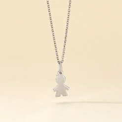Pendentif Kids Argent Blanc
