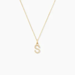 Pendentif Klementine Or Jaune Oxyde De Zirconium