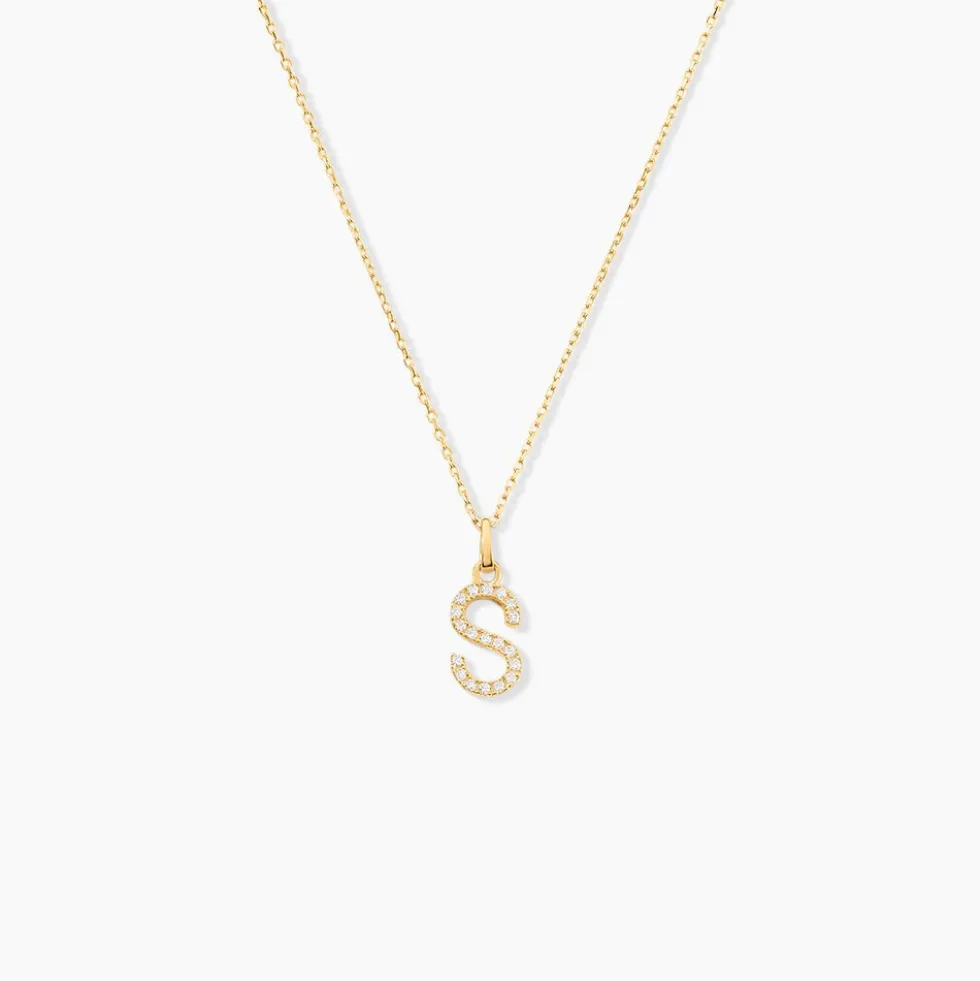Pendentif Klementine Or Jaune Oxyde De Zirconium