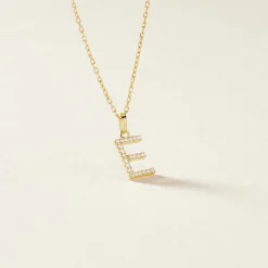 Pendentif Klementine Or Jaune Oxyde De Zirconium