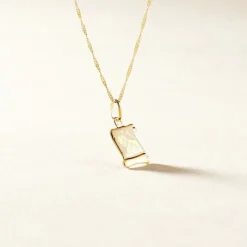 Pendentif Lamie Zodiaque Parchemin Or Jaune