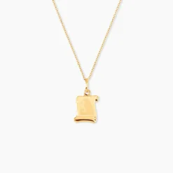 Pendentif Lamie Zodiaque Parchemin Or Jaune