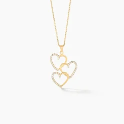 Pendentif Lovely Or Jaune Oxyde De Zirconium