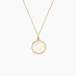 Pendentif Marie Or Jaune Nacre