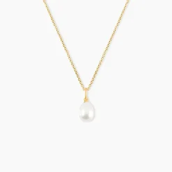 Pendentif Melody Or Jaune Perle De Culture