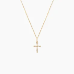 Pendentif Or Jaune Lucinien Oxyde De Zirconium